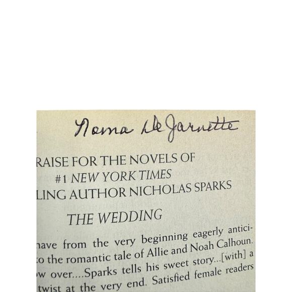 The Wedding by Nicholas Sparks (Paperback) - Picture 7 of 7